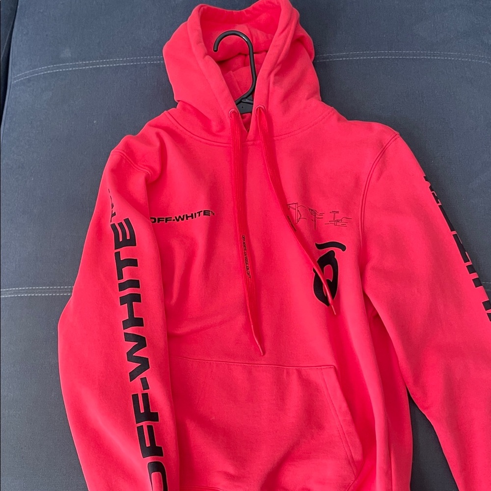 Off-White Vibrant Red Hoodie